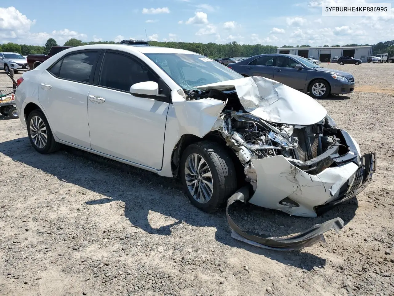 2019 Toyota Corolla L VIN: 5YFBURHE4KP886995 Lot: 62911495