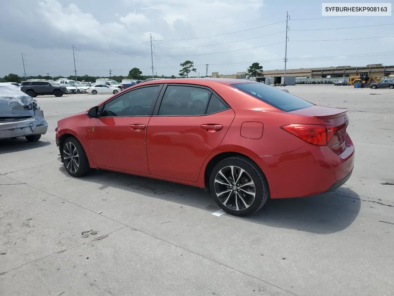 2019 Toyota Corolla L VIN: 5YFBURHE5KP908163 Lot: 62949415