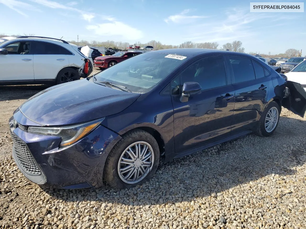 2020 Toyota Corolla Le VIN: 5YFEPRAE8LP084045 Lot: 47007434