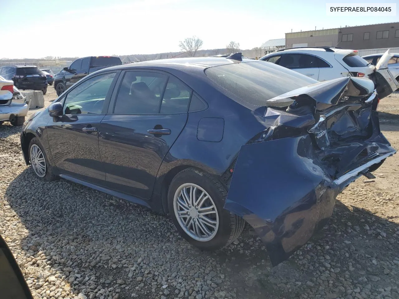 2020 Toyota Corolla Le VIN: 5YFEPRAE8LP084045 Lot: 47007434