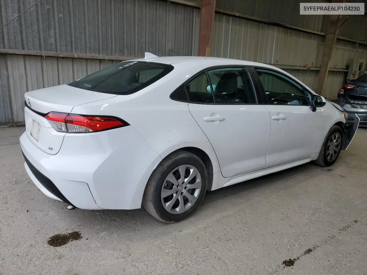 2020 Toyota Corolla Le VIN: 5YFEPRAE6LP104230 Lot: 51324735