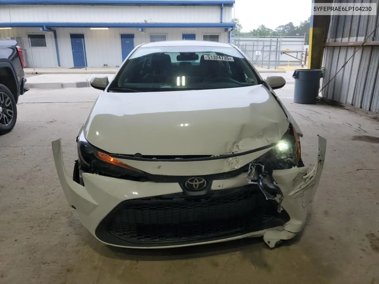 2020 Toyota Corolla Le VIN: 5YFEPRAE6LP104230 Lot: 51324735