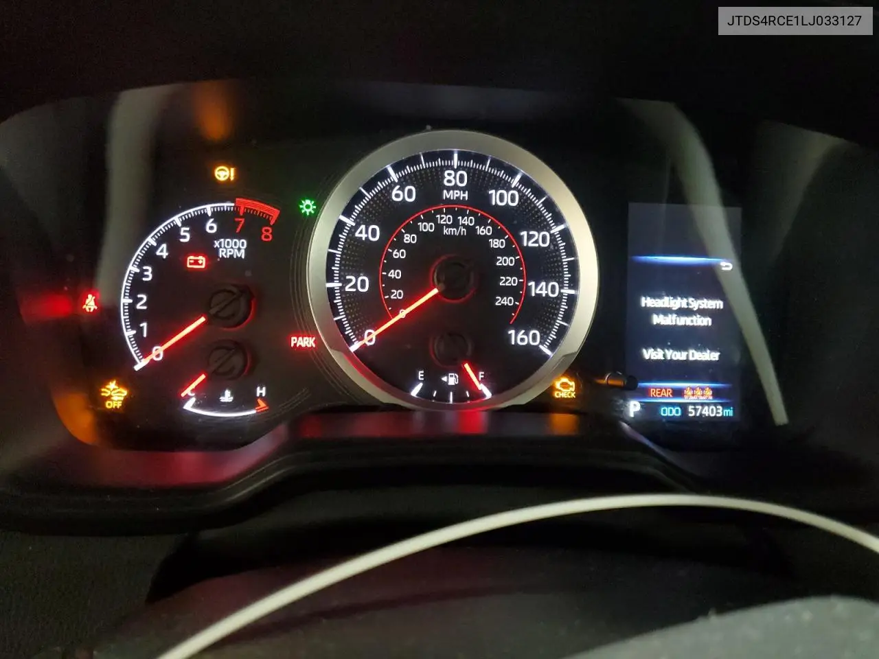 jtds4rce1lj033127 JTDS4RCE1LJ033127 2020 Toyota Corolla Se