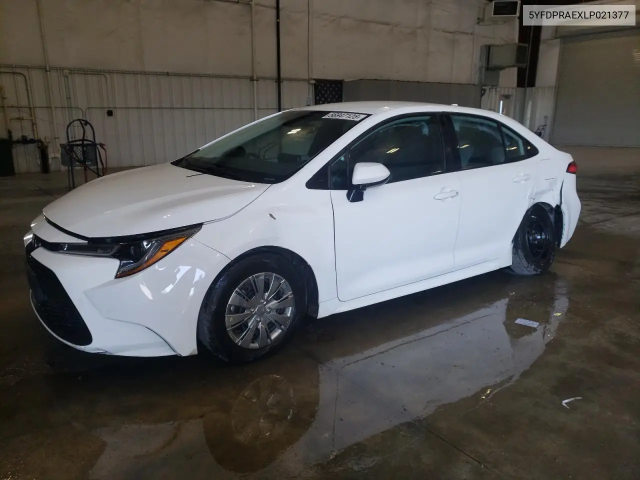 2020 Toyota Corolla L VIN: 5YFDPRAEXLP021377 Lot: 56947125