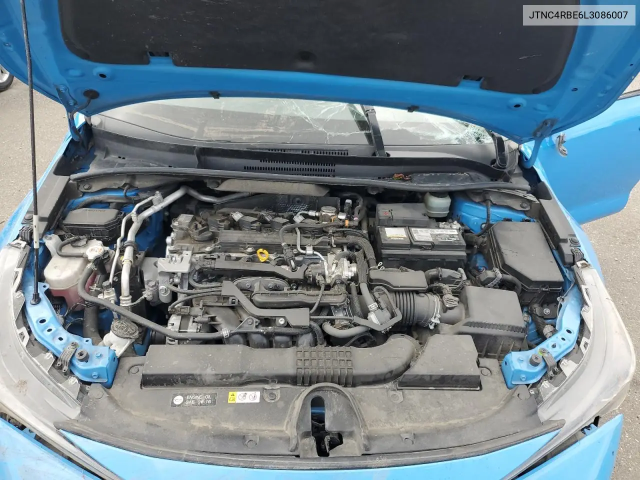 2020 Toyota Corolla Xse VIN: JTNC4RBE6L3086007 Lot: 60713365