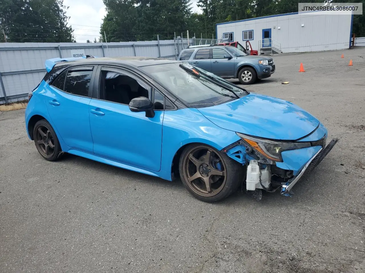 2020 Toyota Corolla Xse VIN: JTNC4RBE6L3086007 Lot: 60713365