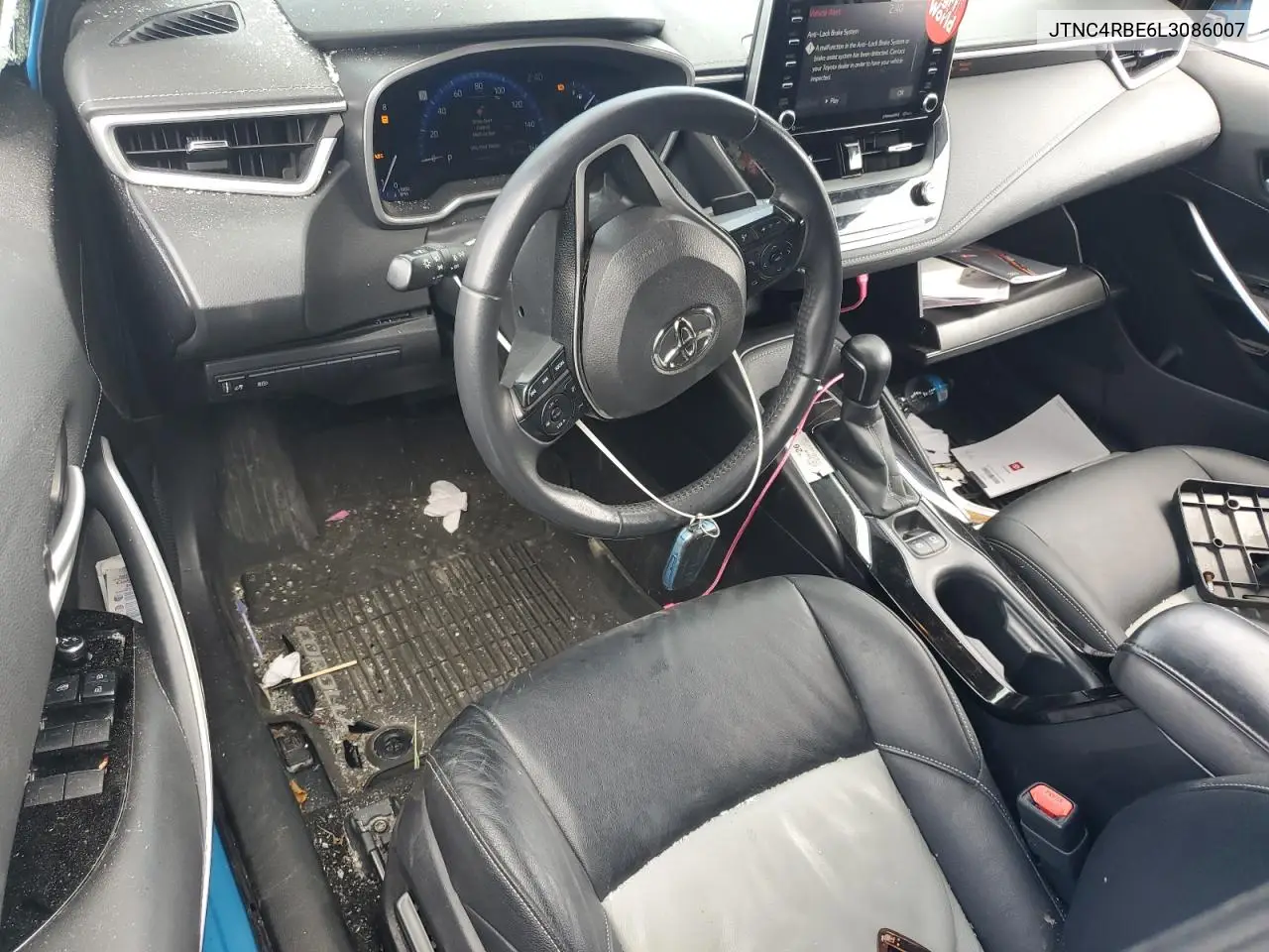 2020 Toyota Corolla Xse VIN: JTNC4RBE6L3086007 Lot: 60713365