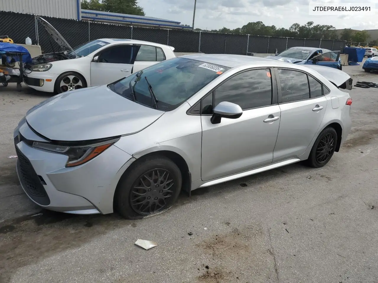 2020 Toyota Corolla Le VIN: JTDEPRAE6LJ023491 Lot: 62006035
