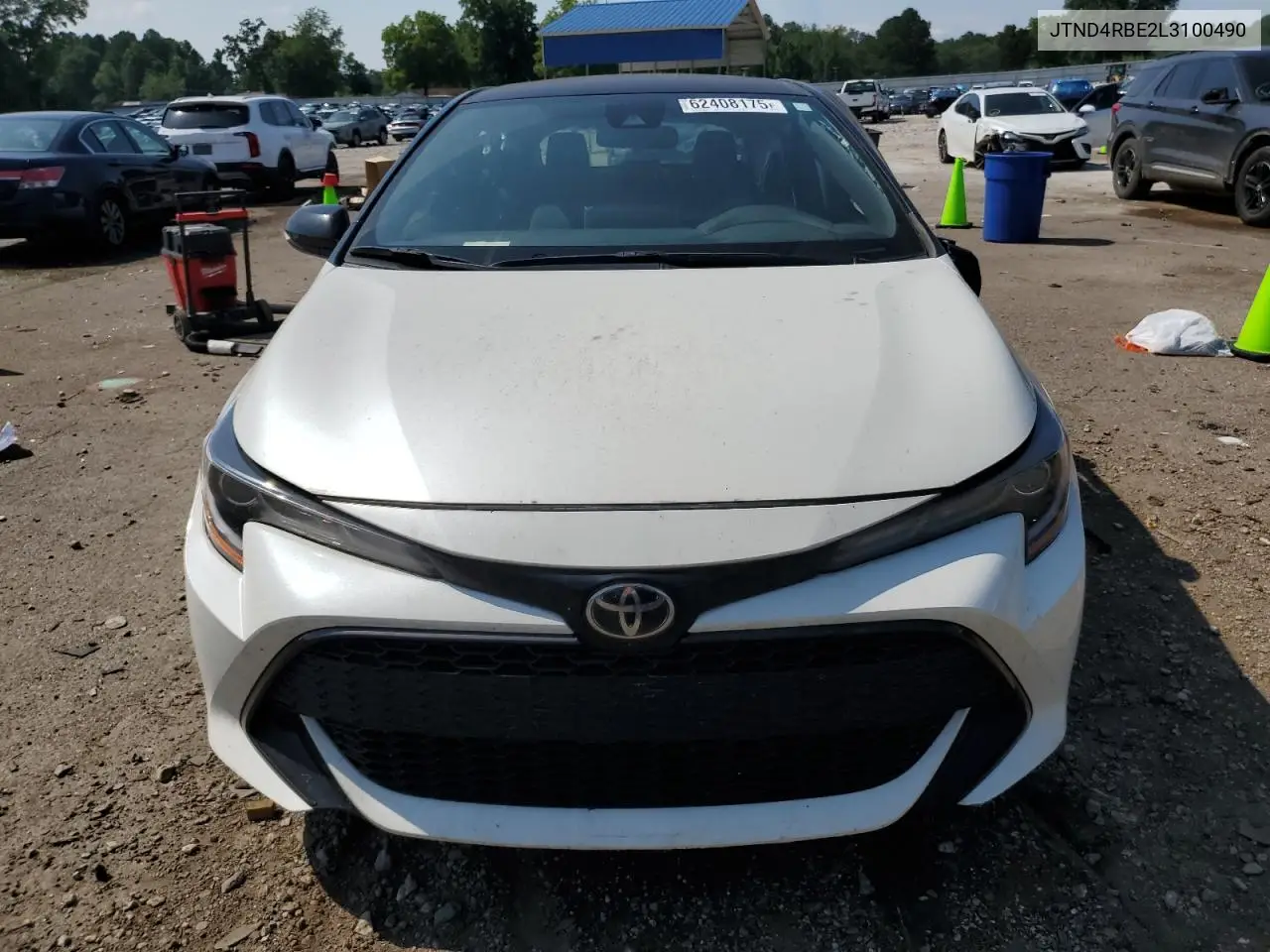2020 Toyota Corolla Se VIN: JTND4RBE2L3100490 Lot: 62408175