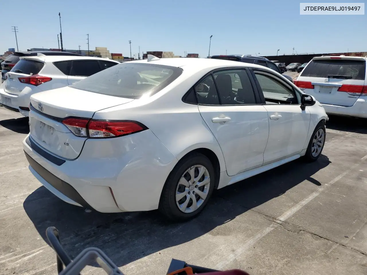 2020 Toyota Corolla Le VIN: JTDEPRAE9LJ019497 Lot: 62714685