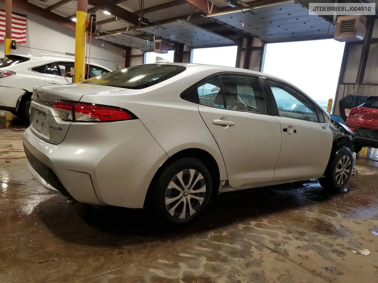 2020 Toyota Corolla Le VIN: JTDEBRBE8LJ004910 Lot: 62753005
