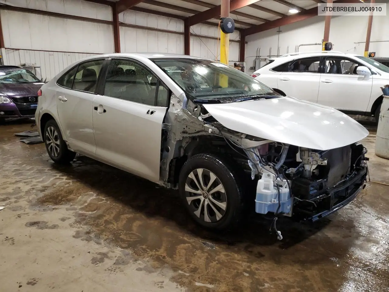 2020 Toyota Corolla Le VIN: JTDEBRBE8LJ004910 Lot: 62753005