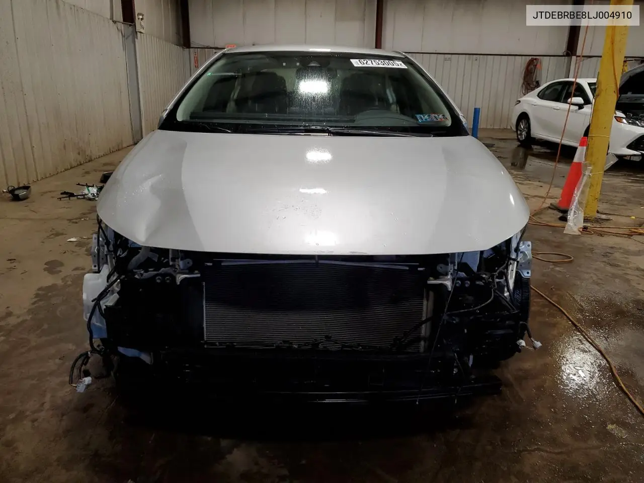 2020 Toyota Corolla Le VIN: JTDEBRBE8LJ004910 Lot: 62753005