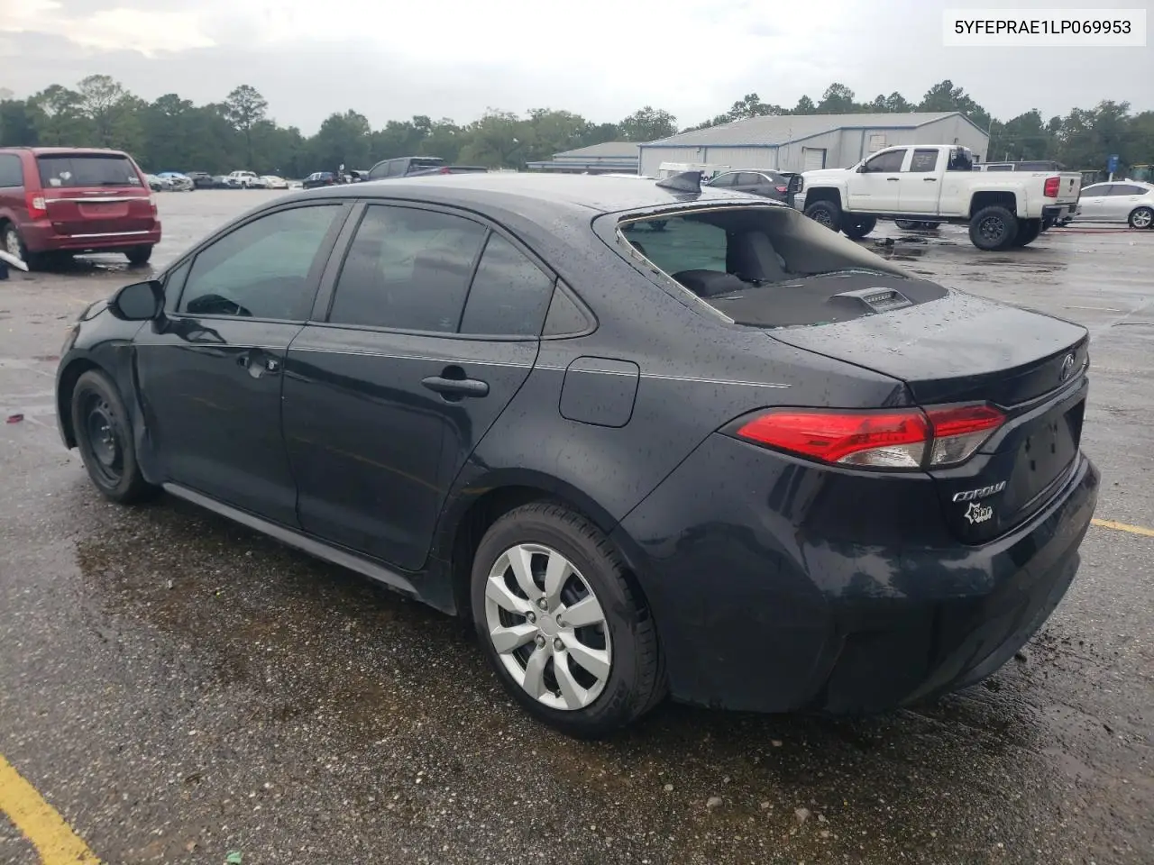 2020 Toyota Corolla Le VIN: 5YFEPRAE1LP069953 Lot: 62771875