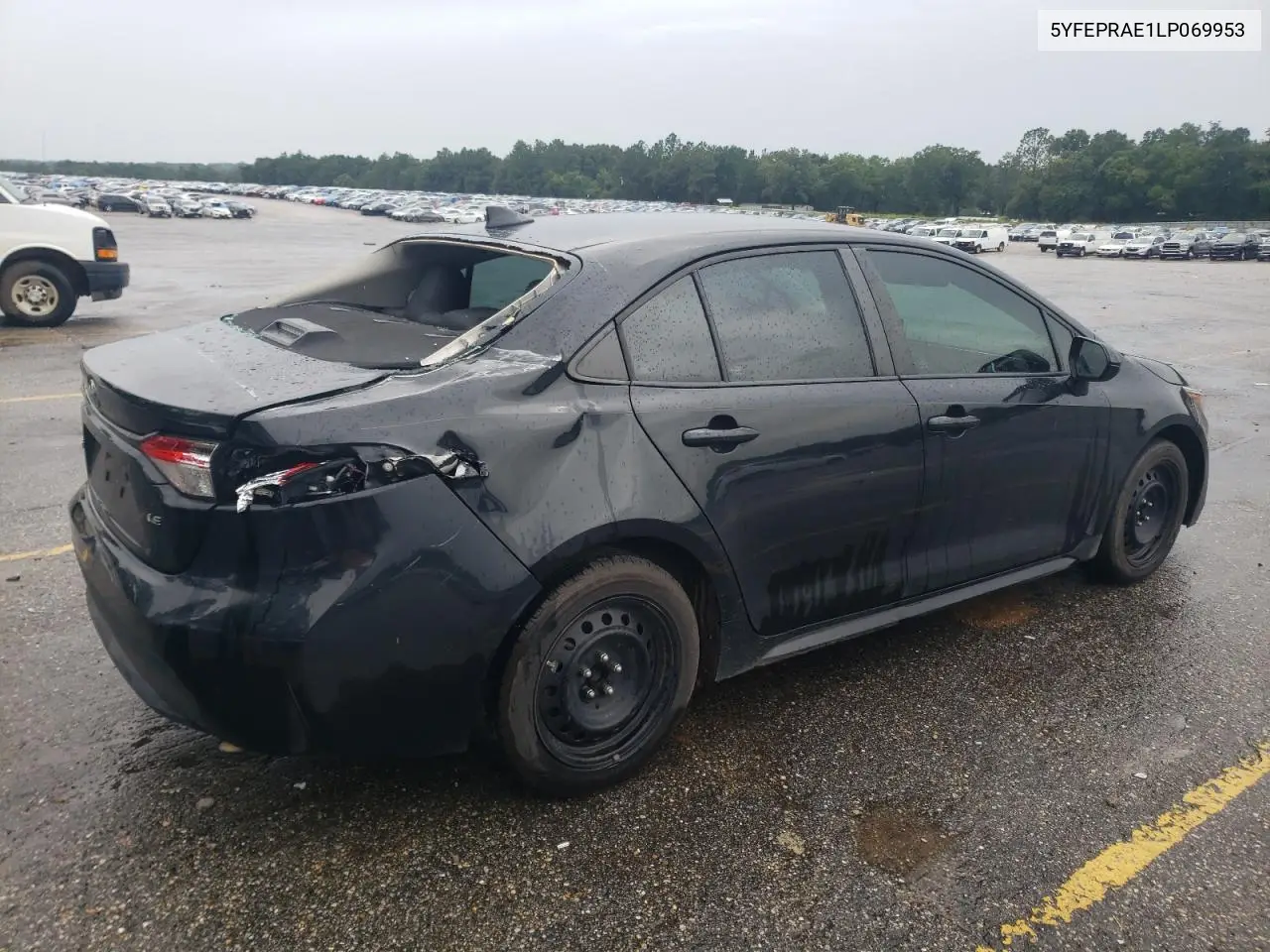 2020 Toyota Corolla Le VIN: 5YFEPRAE1LP069953 Lot: 62771875