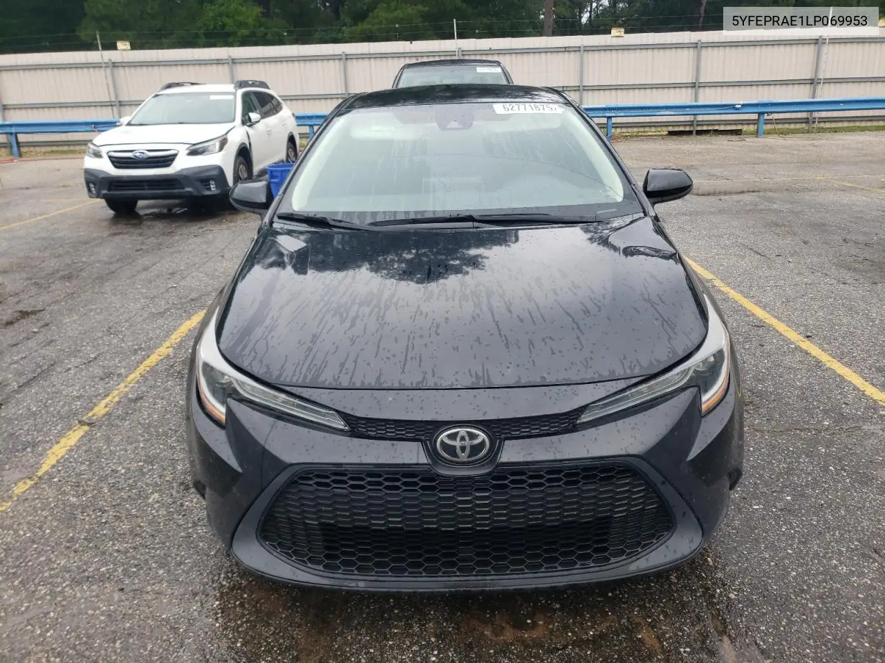 2020 Toyota Corolla Le VIN: 5YFEPRAE1LP069953 Lot: 62771875