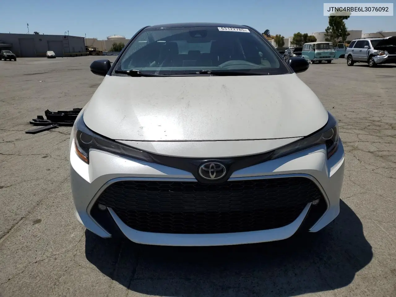 2020 Toyota Corolla Xse VIN: JTNC4RBE6L3076092 Lot: 63122785