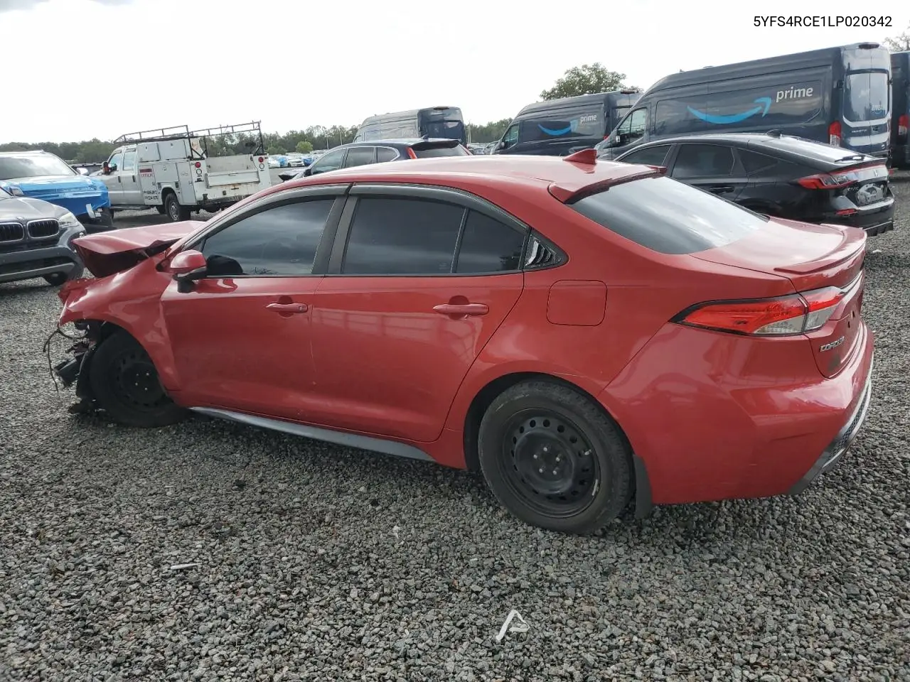 2020 Toyota Corolla Se VIN: 5YFS4RCE1LP020342 Lot: 63368875