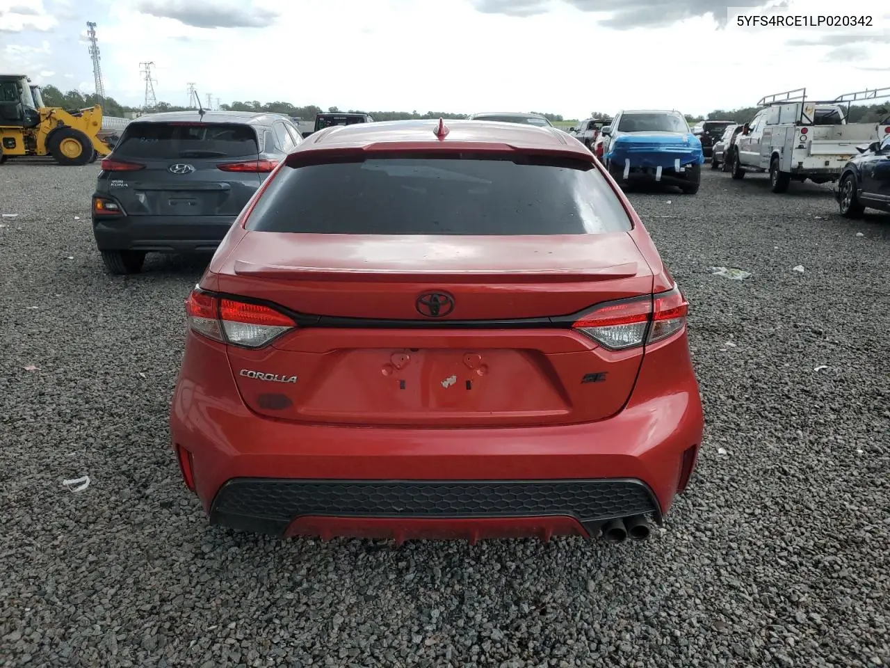 2020 Toyota Corolla Se VIN: 5YFS4RCE1LP020342 Lot: 63368875
