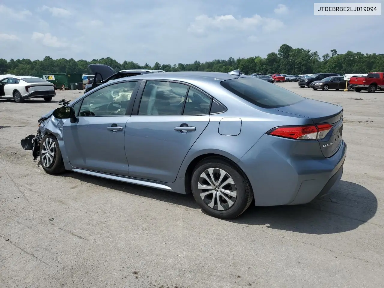 2020 Toyota Corolla Le VIN: JTDEBRBE2LJ019094 Lot: 65655305