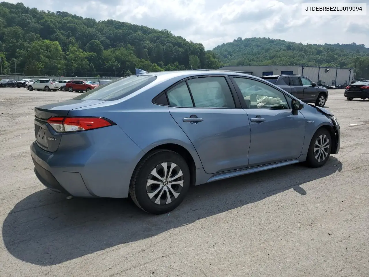 2020 Toyota Corolla Le VIN: JTDEBRBE2LJ019094 Lot: 65655305