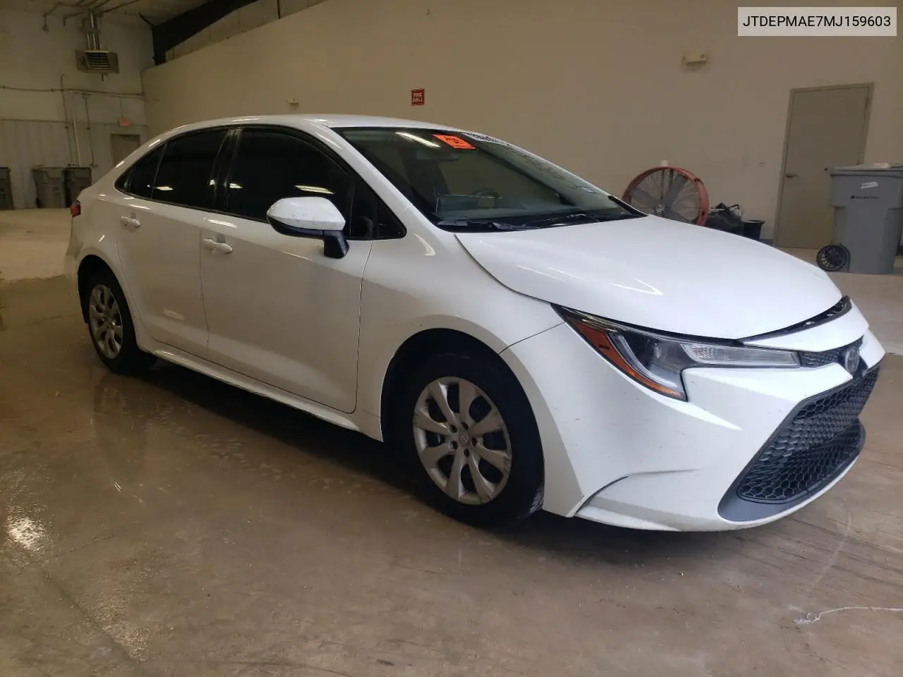 2021 Toyota Corolla Le VIN: JTDEPMAE7MJ159603 Lot: 45173055