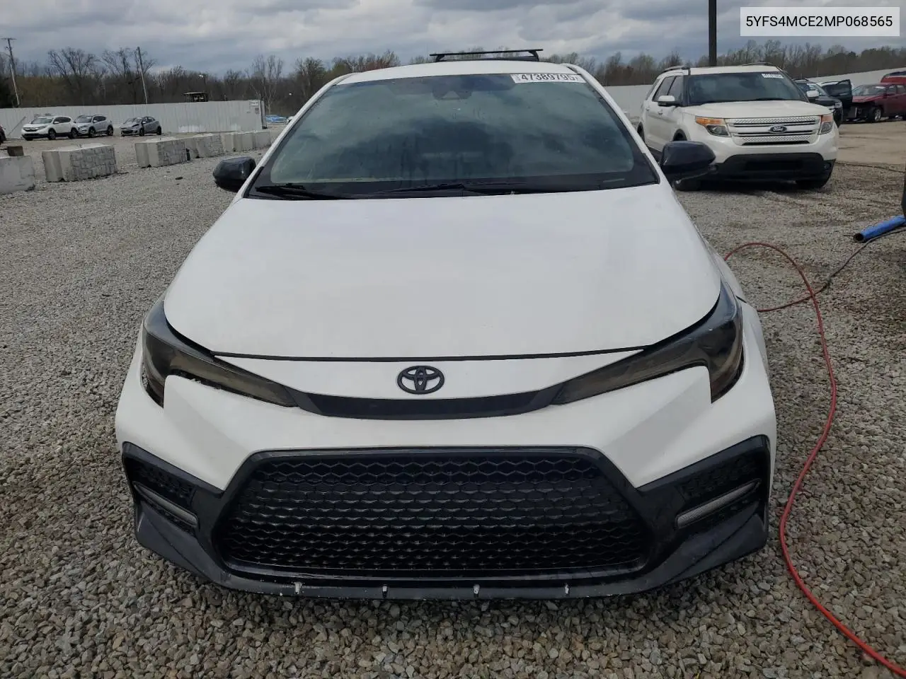 2021 Toyota Corolla Se VIN: 5YFS4MCE2MP068565 Lot: 47389795