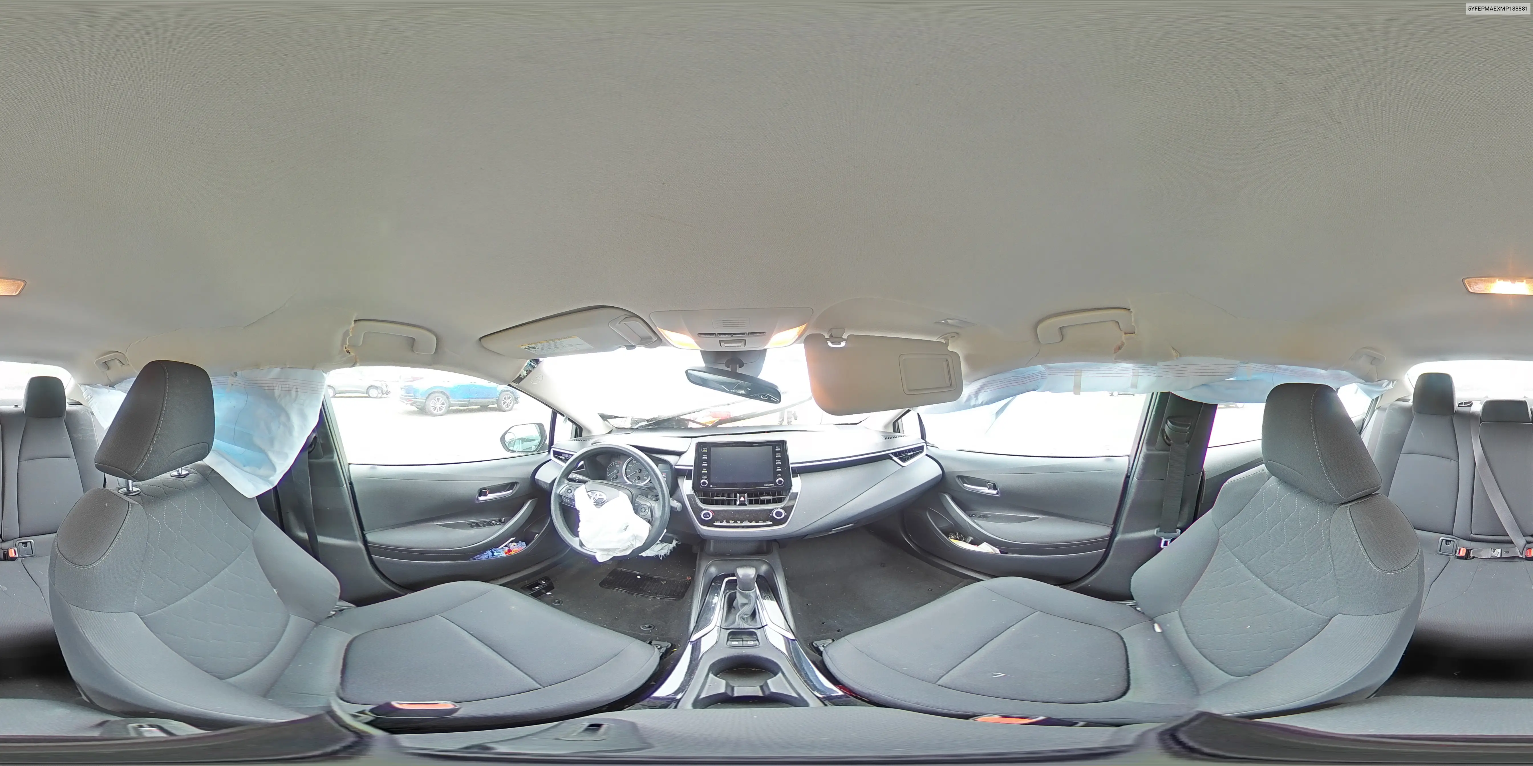 2021 Toyota Corolla Le VIN: 5YFEPMAEXMP188881 Lot: 56760935