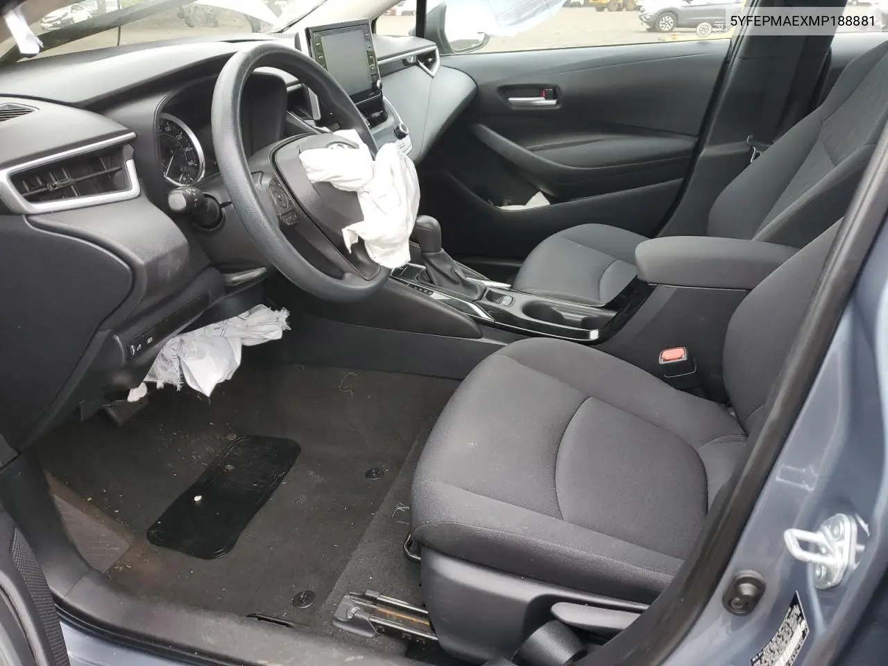 2021 Toyota Corolla Le VIN: 5YFEPMAEXMP188881 Lot: 56760935