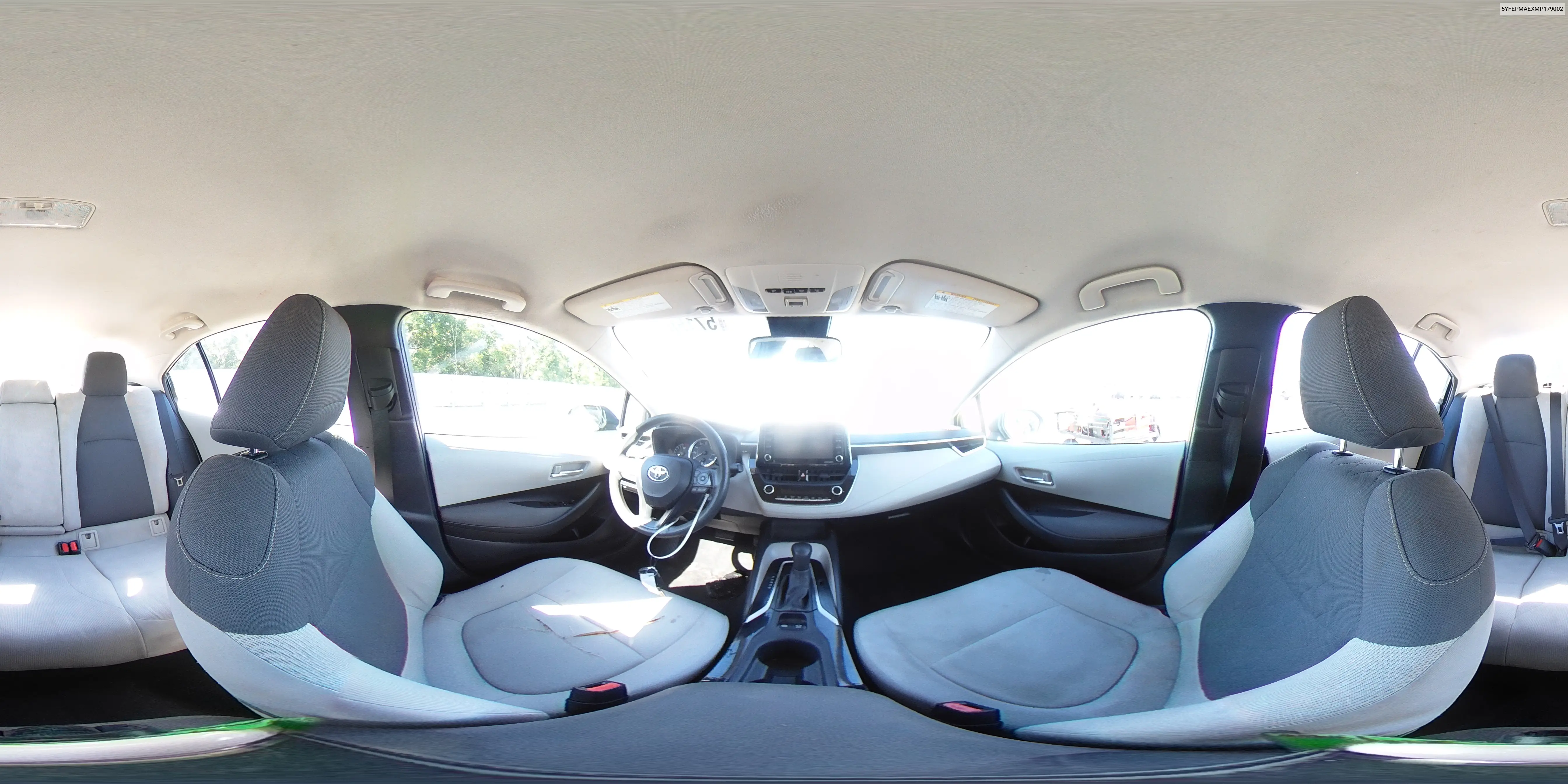 2021 Toyota Corolla Le VIN: 5YFEPMAEXMP179002 Lot: 57150075
