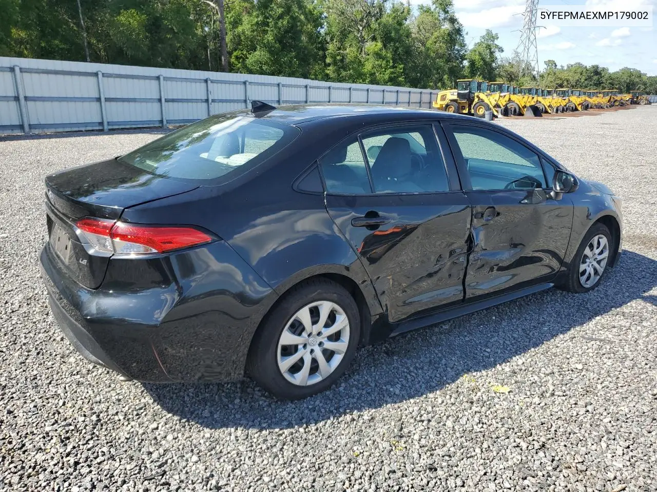 2021 Toyota Corolla Le VIN: 5YFEPMAEXMP179002 Lot: 57150075