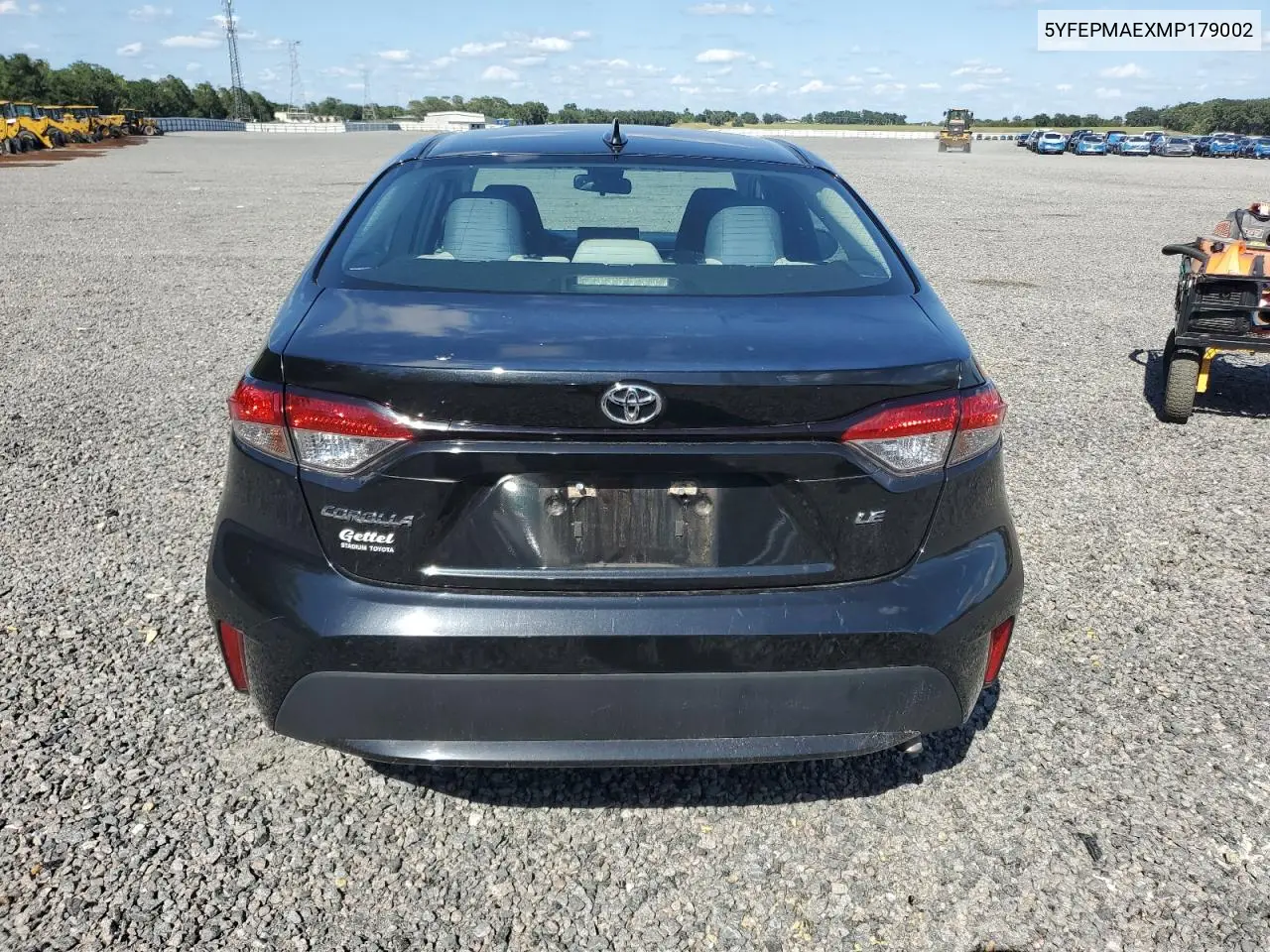 2021 Toyota Corolla Le VIN: 5YFEPMAEXMP179002 Lot: 57150075