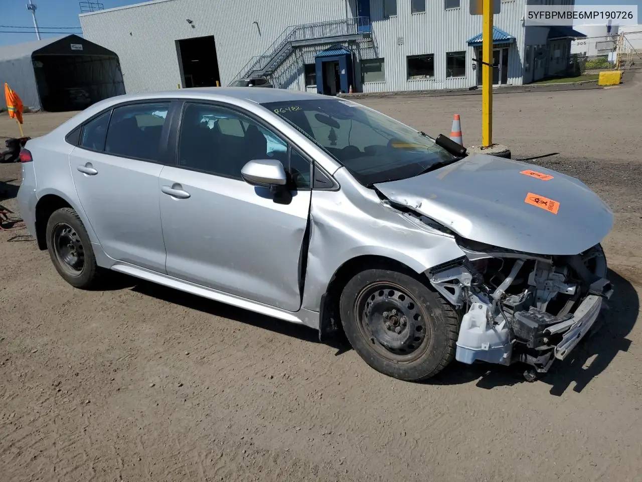 2021 Toyota Corolla Le VIN: 5YFBPMBE6MP190726 Lot: 58666725