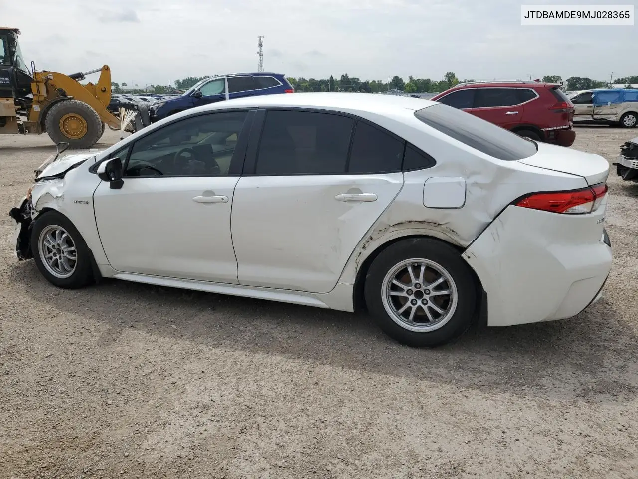 2021 Toyota Corolla VIN: JTDBAMDE9MJ028365 Lot: 62524595