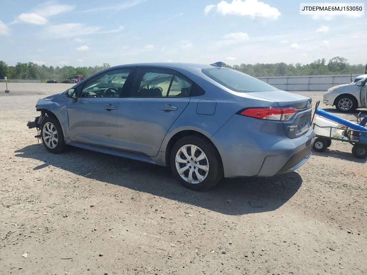 2021 Toyota Corolla Le VIN: JTDEPMAE6MJ153050 Lot: 62791755