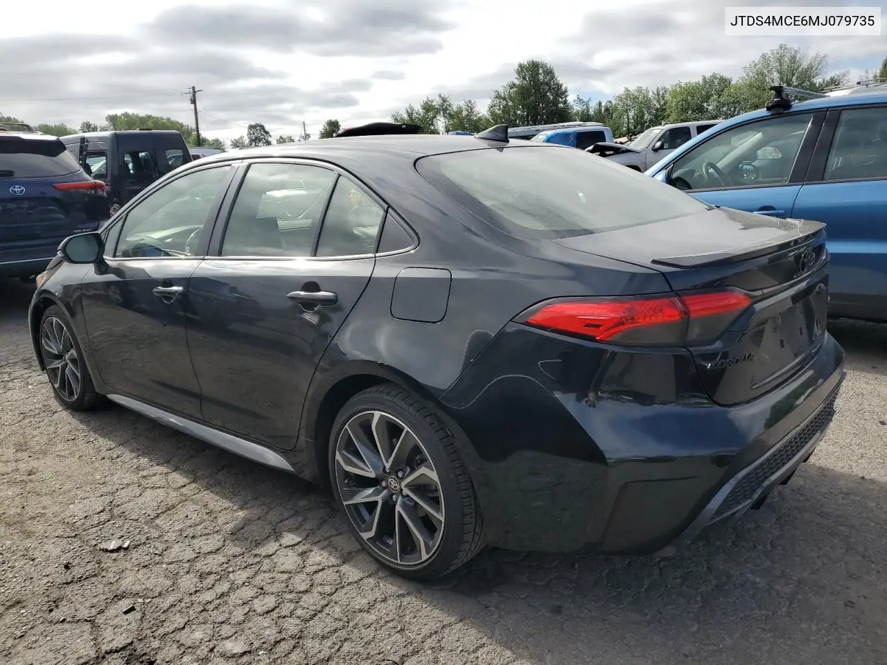 2021 Toyota Corolla Se VIN: JTDS4MCE6MJ079735 Lot: 63057275