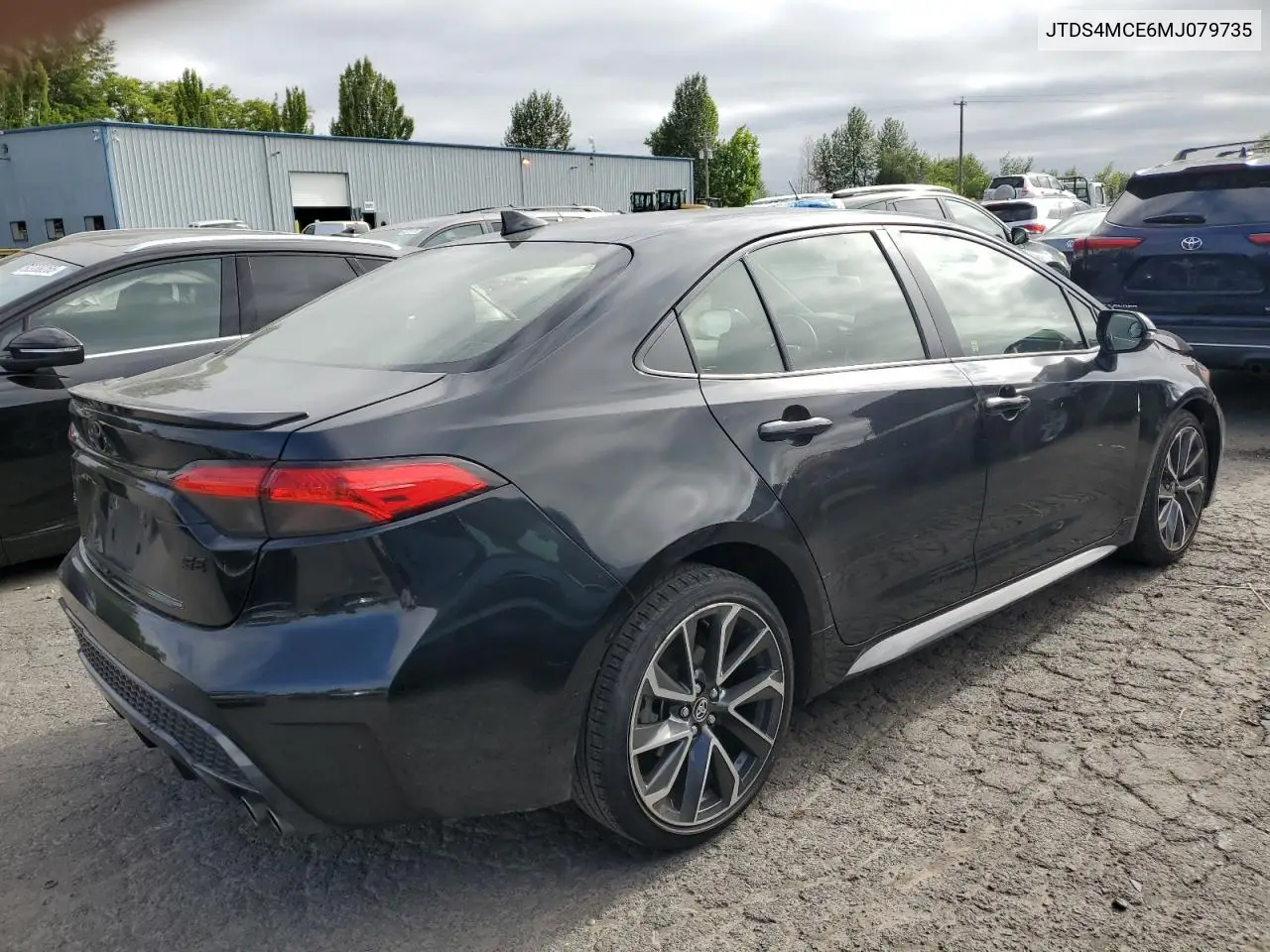 2021 Toyota Corolla Se VIN: JTDS4MCE6MJ079735 Lot: 63057275