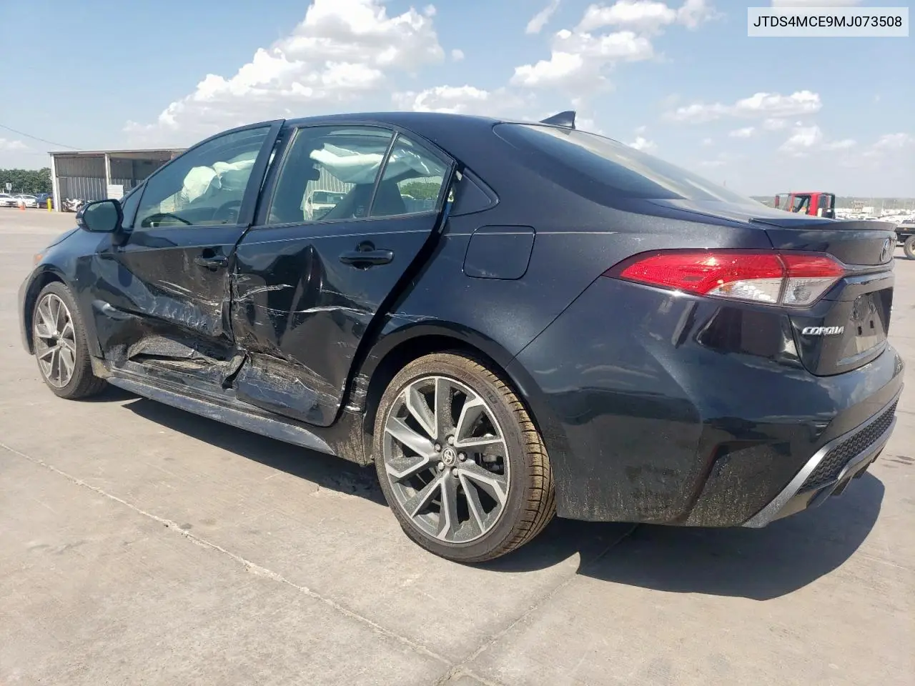 2021 Toyota Corolla Se VIN: JTDS4MCE9MJ073508 Lot: 63194085