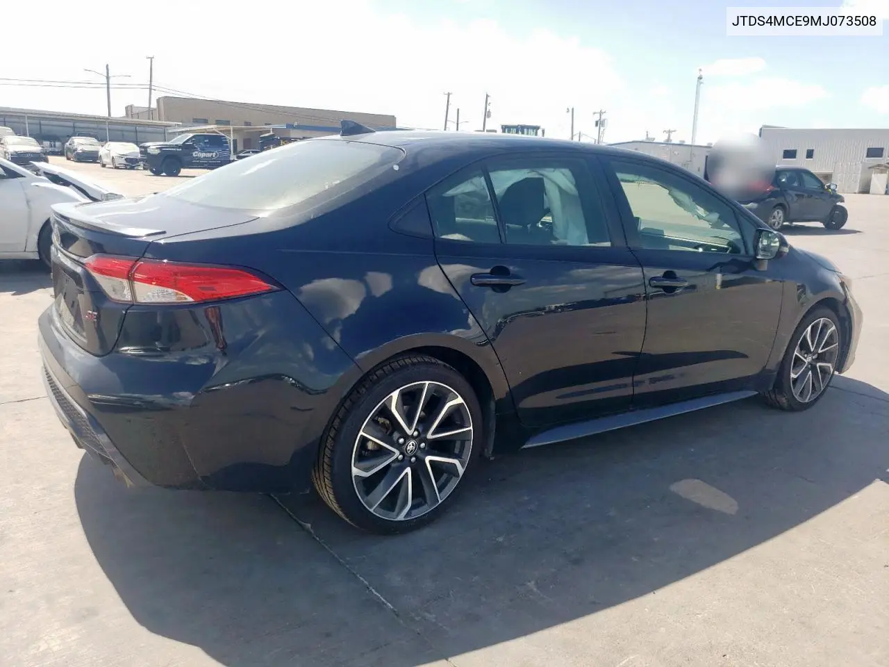 2021 Toyota Corolla Se VIN: JTDS4MCE9MJ073508 Lot: 63194085