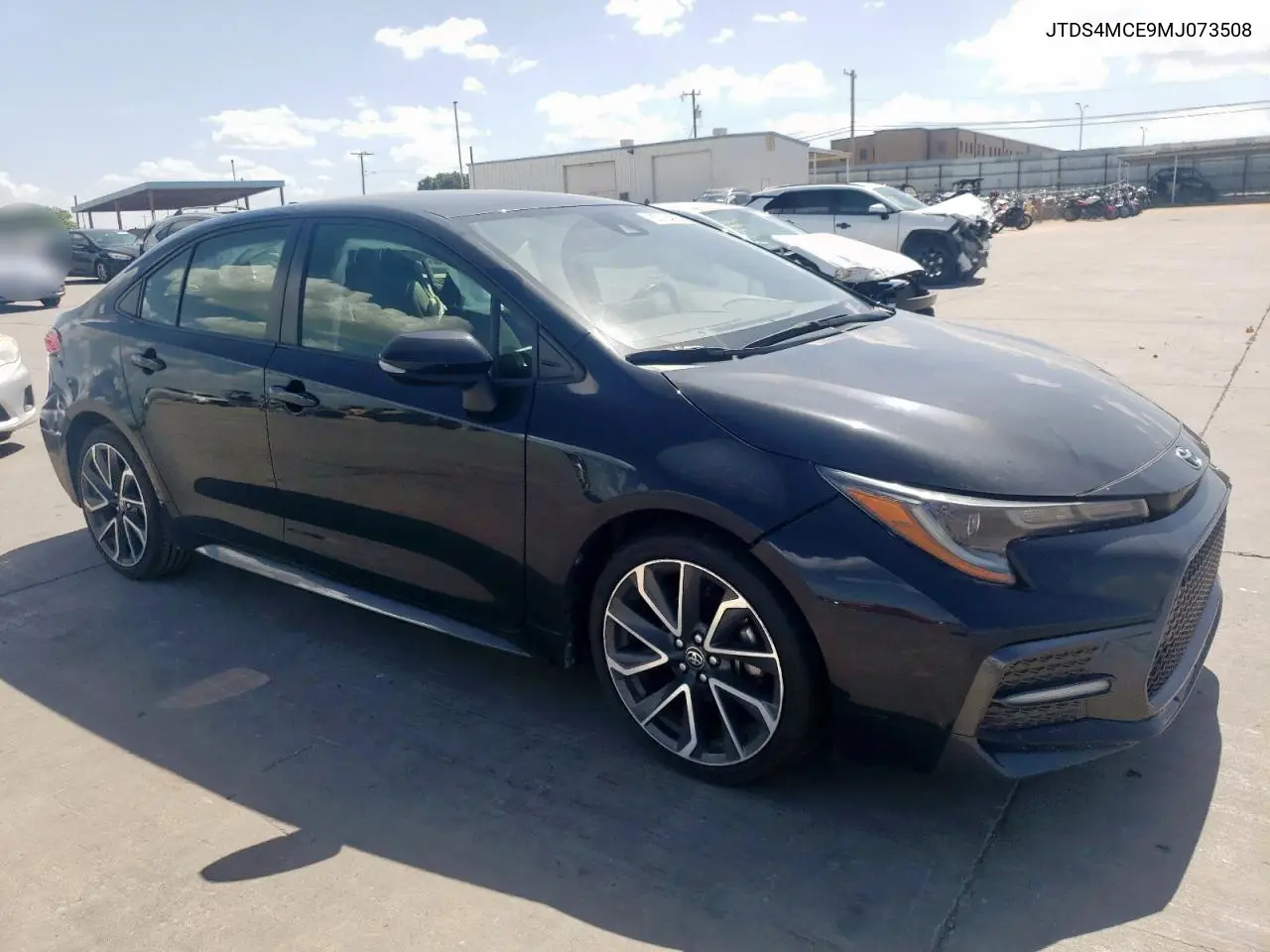 2021 Toyota Corolla Se VIN: JTDS4MCE9MJ073508 Lot: 63194085