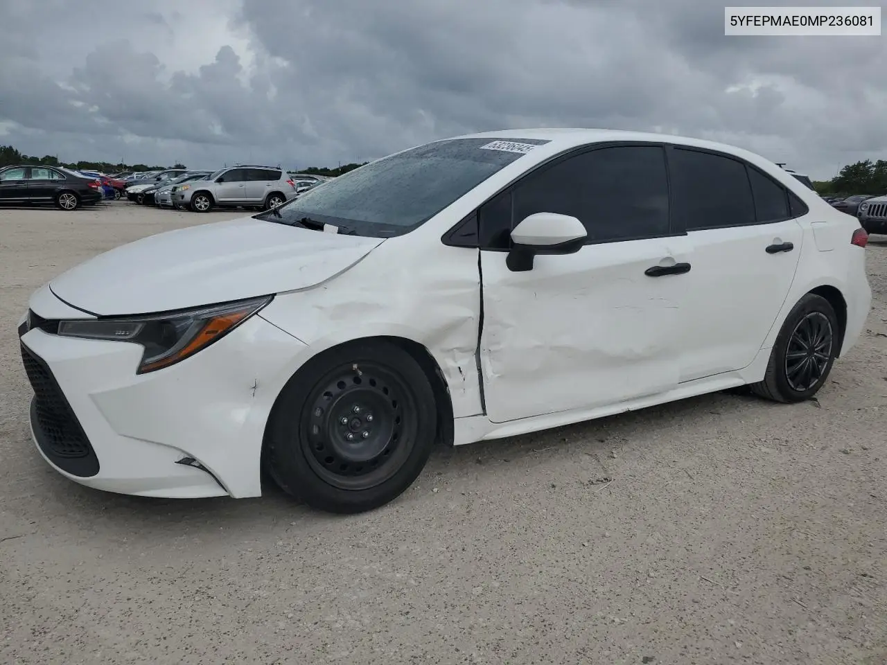 2021 Toyota Corolla Le VIN: 5YFEPMAE0MP236081 Lot: 63236045