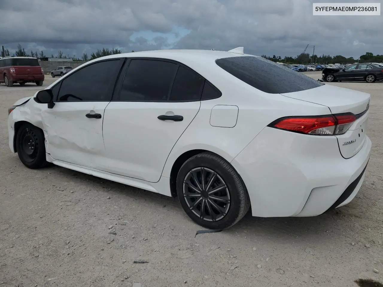 2021 Toyota Corolla Le VIN: 5YFEPMAE0MP236081 Lot: 63236045