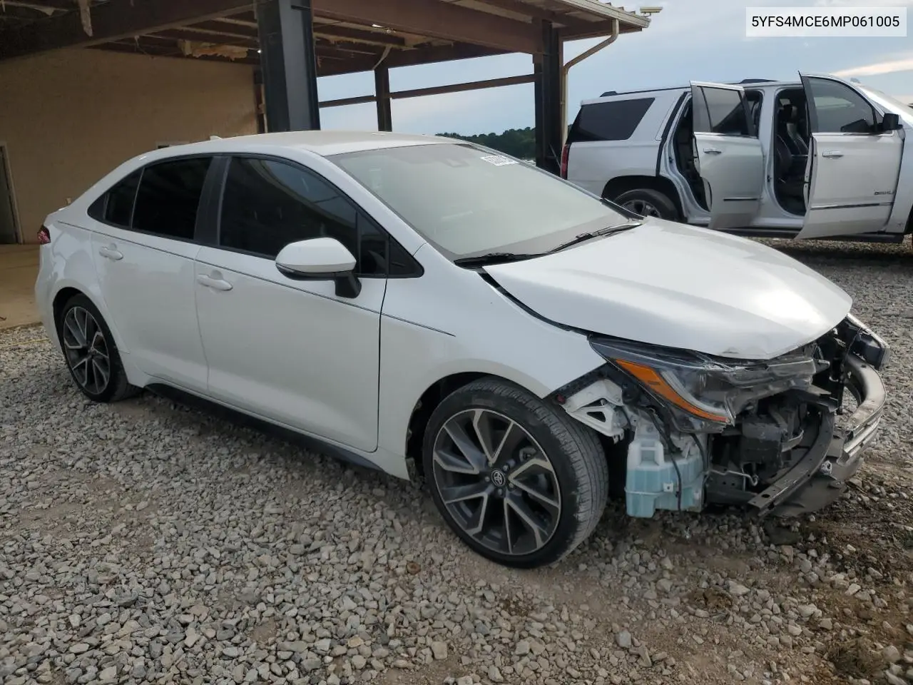 2021 Toyota Corolla Se VIN: 5YFS4MCE6MP061005 Lot: 63386125