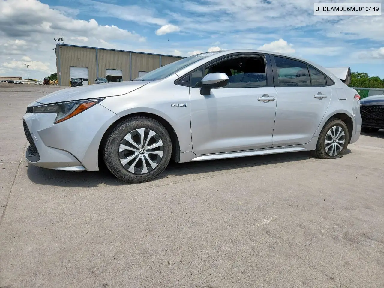 2021 Toyota Corolla Le VIN: JTDEAMDE6MJ010449 Lot: 63421375