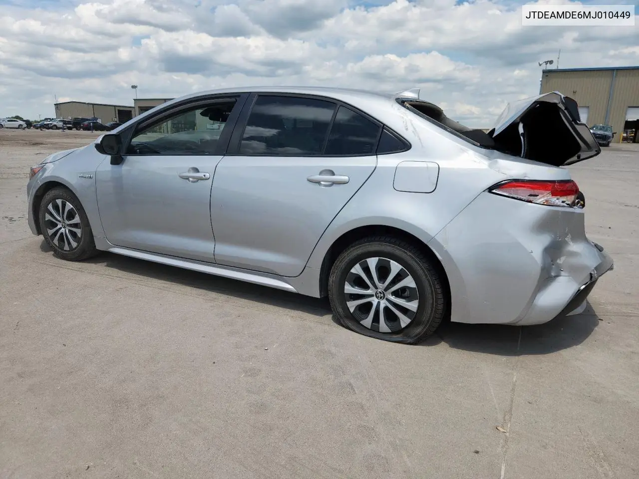 2021 Toyota Corolla Le VIN: JTDEAMDE6MJ010449 Lot: 63421375