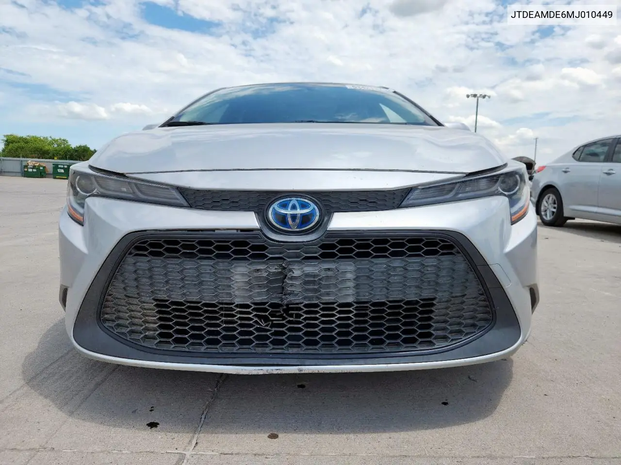 2021 Toyota Corolla Le VIN: JTDEAMDE6MJ010449 Lot: 63421375