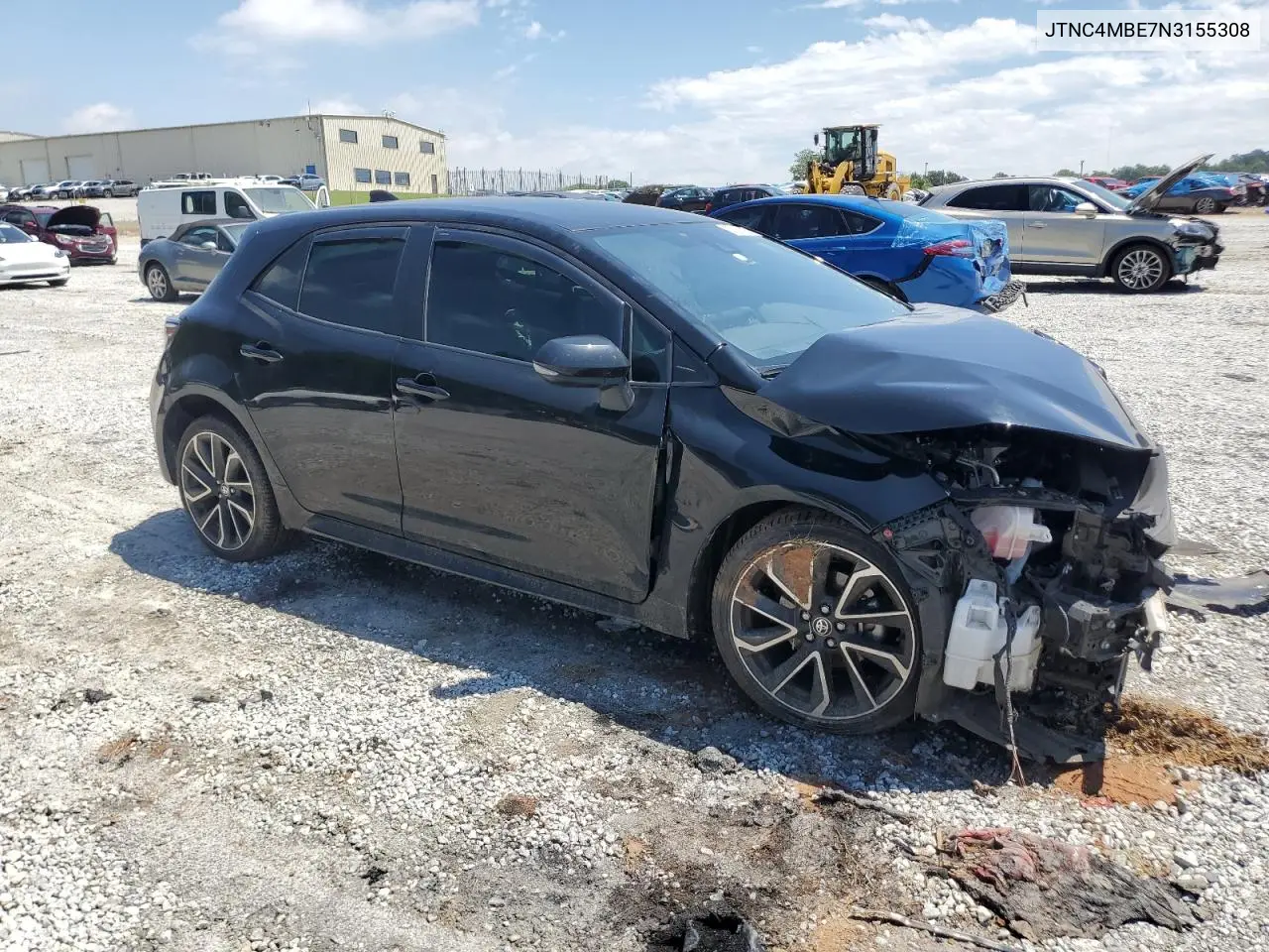 2022 Toyota Corolla Xse VIN: JTNC4MBE7N3155308 Lot: 55752825