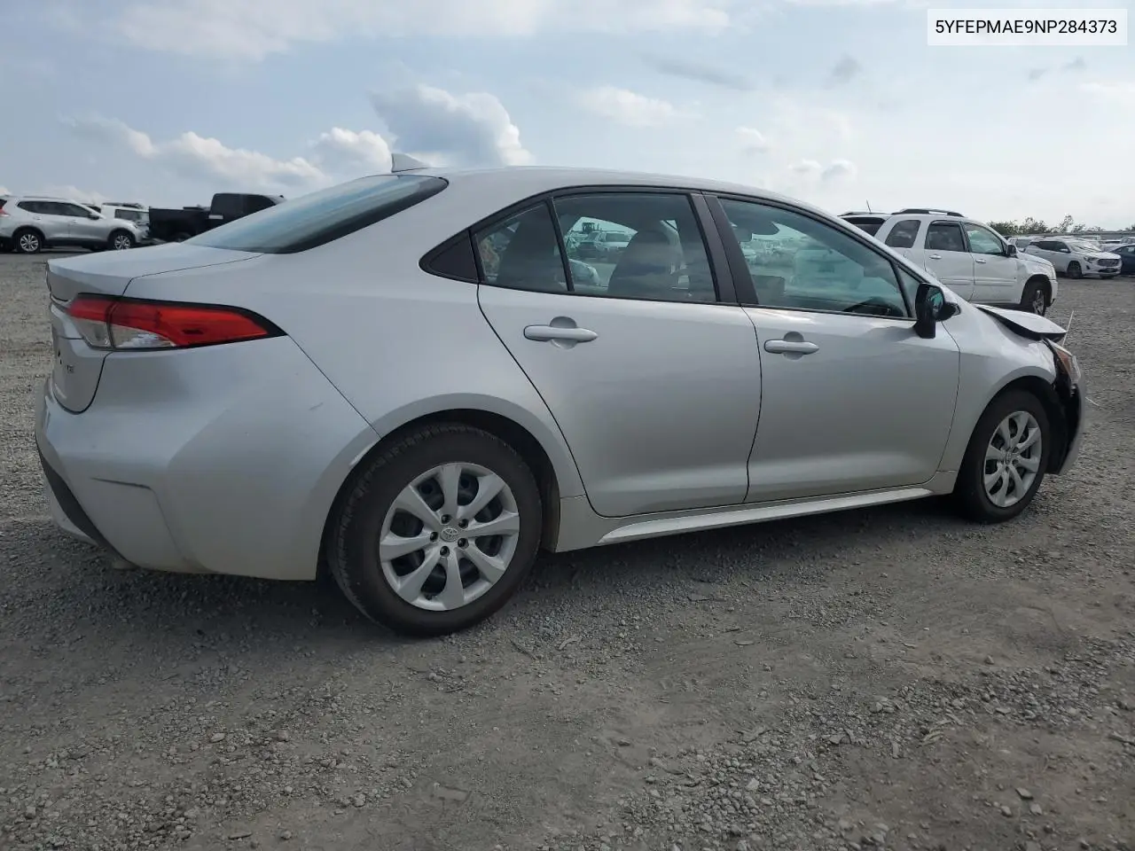 2022 Toyota Corolla Le VIN: 5YFEPMAE9NP284373 Lot: 56663515