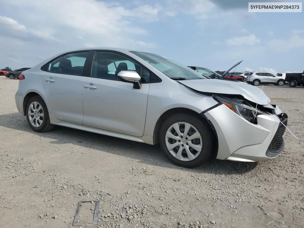 2022 Toyota Corolla Le VIN: 5YFEPMAE9NP284373 Lot: 56663515