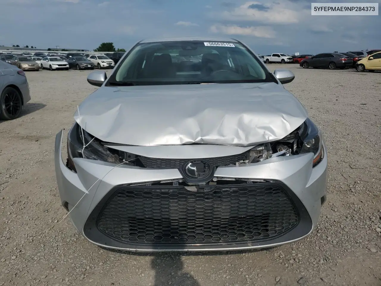 2022 Toyota Corolla Le VIN: 5YFEPMAE9NP284373 Lot: 56663515